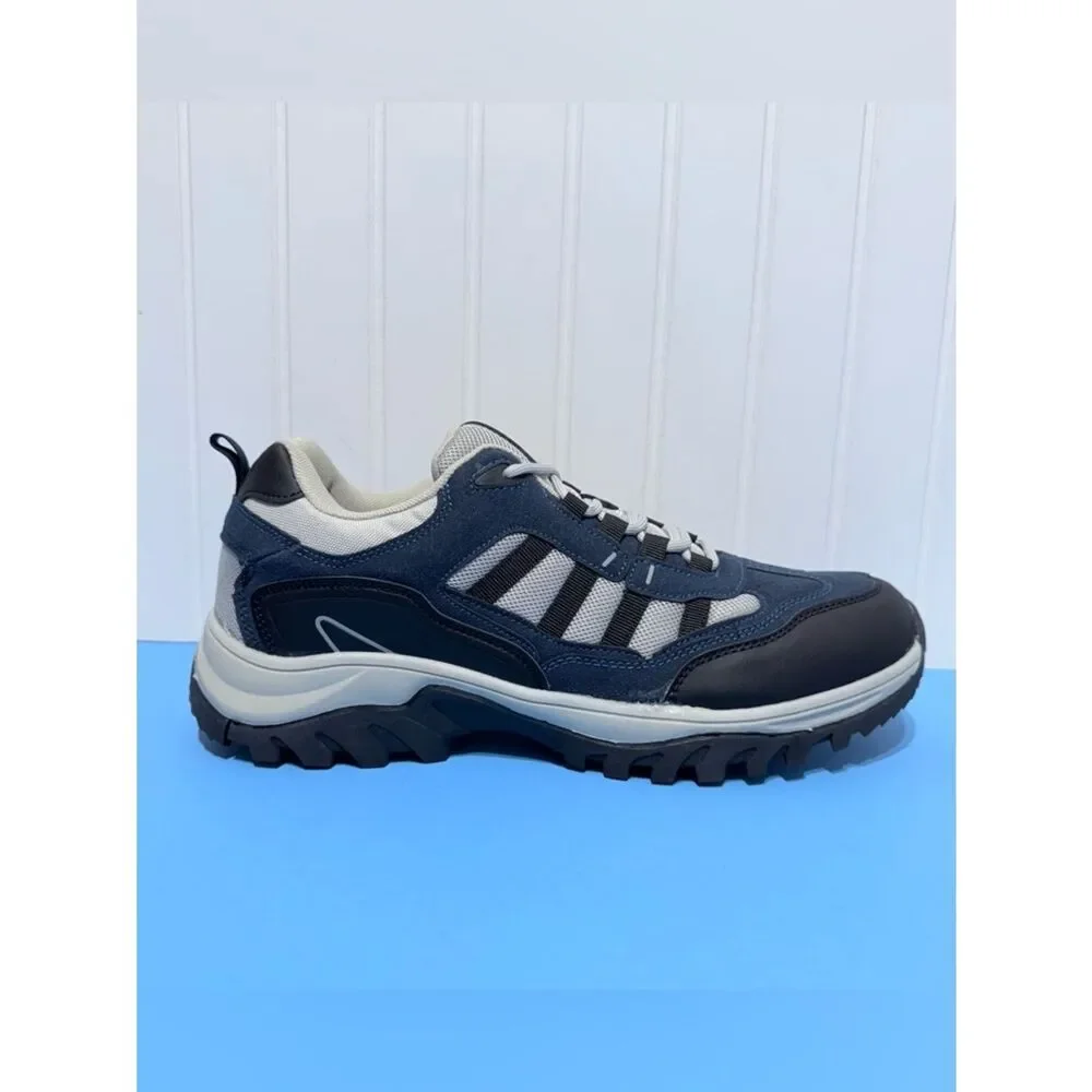 G-West Men's Navy and Gray Sneakers Size 12